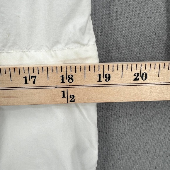 CURRENT/ELLIOTT Shirt Womens Small 1 White Long Sleeve Button Up Convertible - Picture 12 of 16